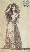 Francisco Goya, The Duchess of Alba arranging her Hair